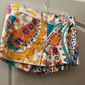 Trina Turk Multicolor High Waist Women's Shorts